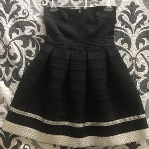 Black and silver mini dress. Semi formal wear.